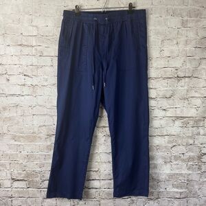 Universal Standard Women's XS Maritime Blue Pants Drawstring Pull On Lyocell